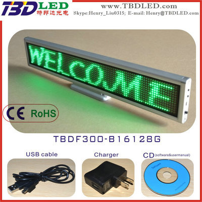 【工厂低价促销蓝色LED贴片八字可充电条屏台式桌面显示走字屏】价格,厂家,图片,其他LED产品,深圳市特邦达光电科技-